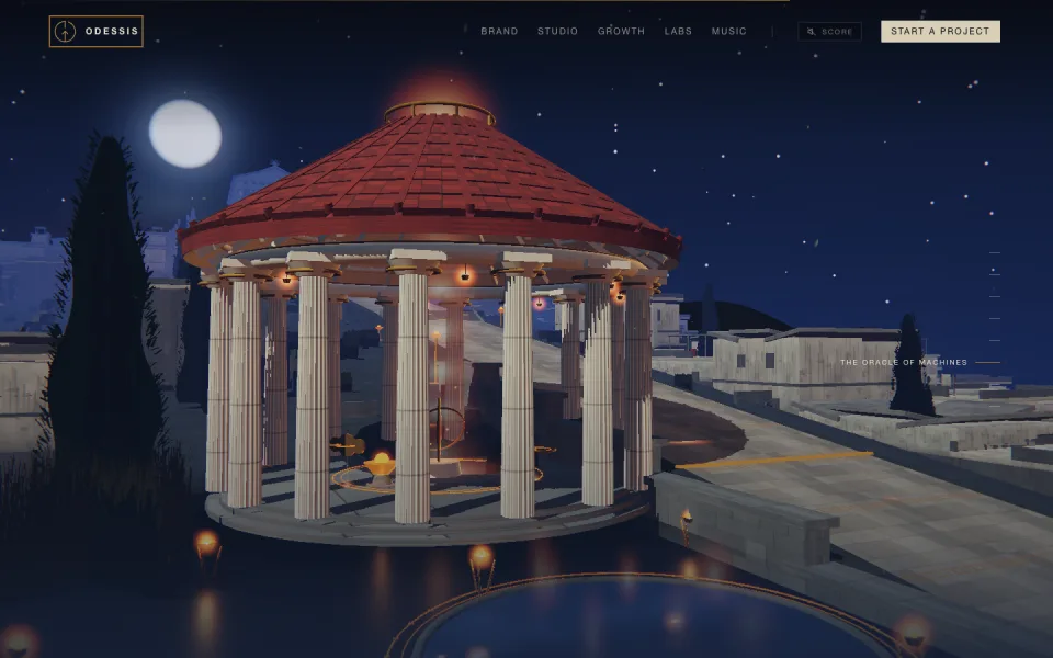 Odessis tholos scene at 75 percent progress